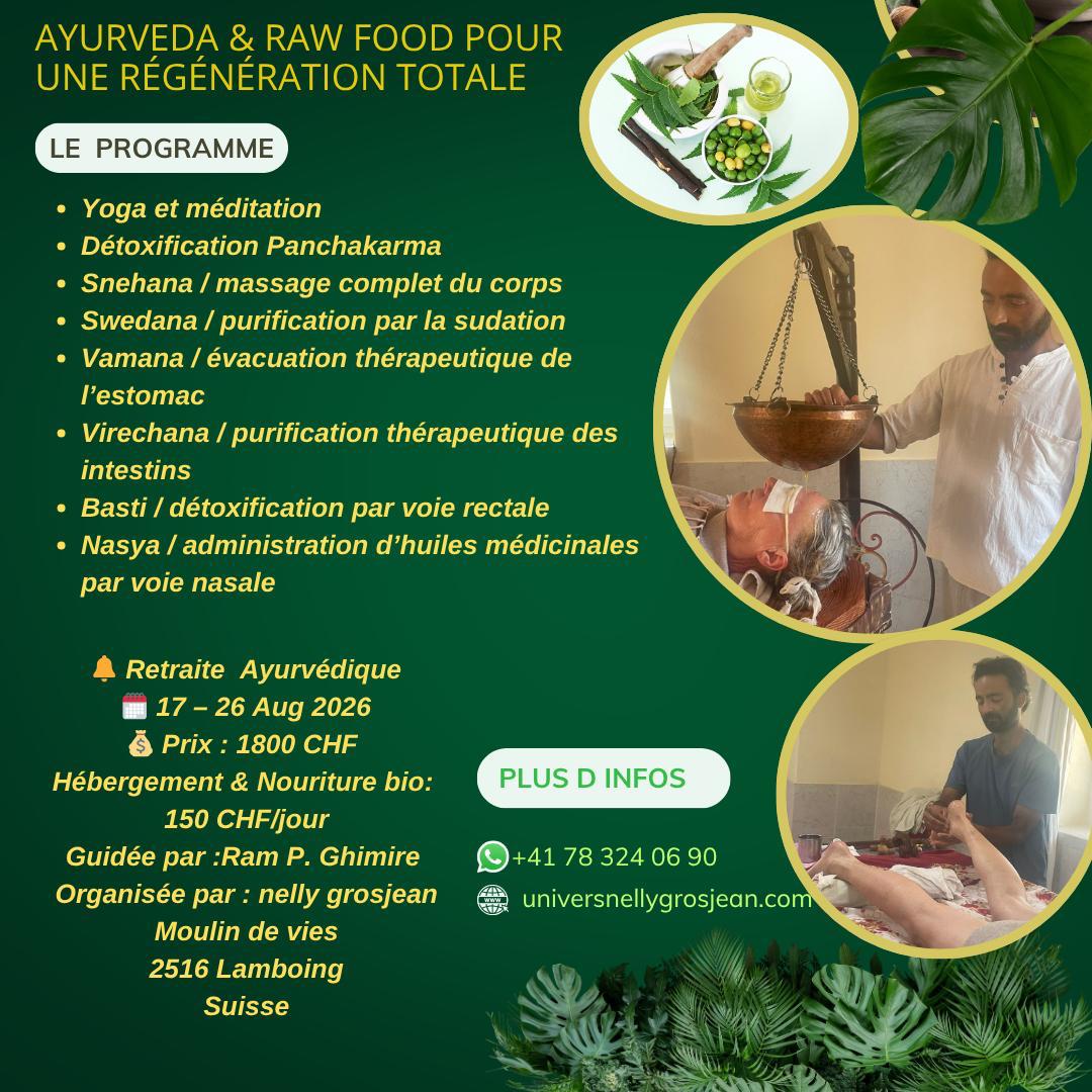 cure ayurvédique au moulin de Vies